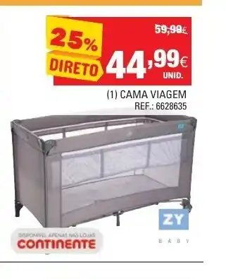 Continente (1) Cama Viagem promoção