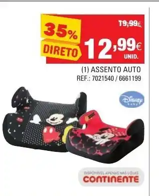 Continente (1) Assento Auto promoção