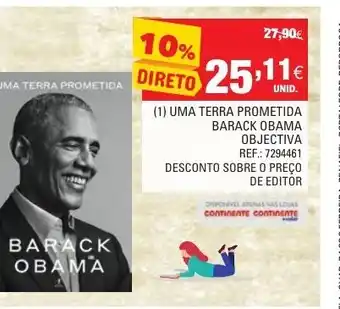 Continente (1) Uma Terra Prometida Barack Obama promoção