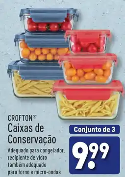 ALDI CROFTON Caixas de Conservação promoção
