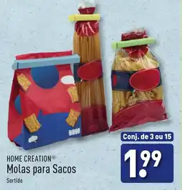 ALDI HOME CREATION Molas para Sacos promoção