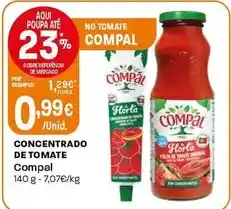 Intermarché Compal - concentrado de tomate promoção