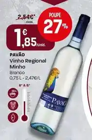 Intermarché Pavao - vinho regional minho promoção
