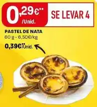 Intermarché Pastel de nata promoção