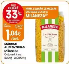 Intermarché Milaneza - massas alimenticias promoção