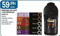 Intermarché Delta q - máquina de café +80 capsulas promoção
