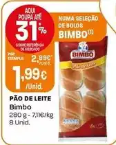 Intermarché Bimbo - pao de leite promoção