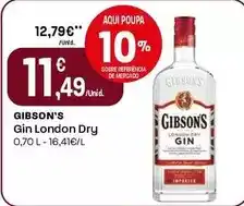 Intermarché Gibson's - gin london dry promoção