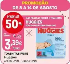 Intermarché Huggies - toalhitas pure promoção