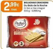 Intermarché Du bois de la roche - bolachas crackers promoção