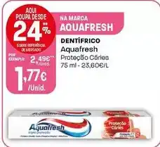 Intermarché Aquafresh - dentífrico promoção