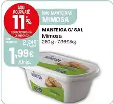 Intermarché Mimosa - manteiga c/ sal promoção