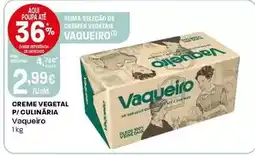 Intermarché Vaqueiro - creme vegetal p/ culinaria promoção