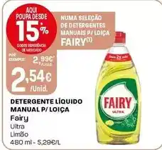 Intermarché Fairy - detergente líquido manual p/loica promoção