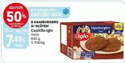 Intermarché Capitão iglo - 8 hamburgers s/gluten promoção