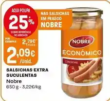 Intermarché Nobre - salsichas extra suculentas promoção