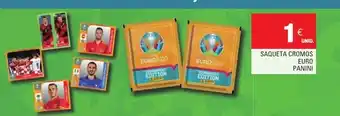 Continente Saquita Cromos Euro Panini promoção