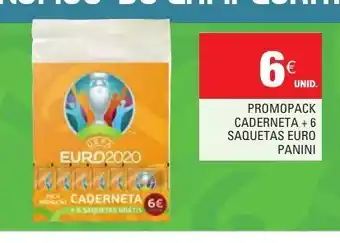 Promopack Caderneta+6 Saquetas Euro Panini
