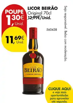Pingo Doce LICOR BEIRÃO original 70cl promoção