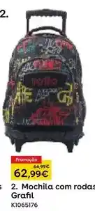 Toys R Us Mochila com rodas grafil promoção