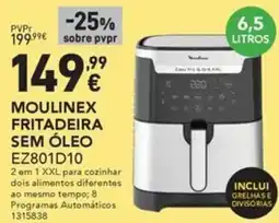 Radio Popular MOULINEX FRITADEIRA SEM ÓLEO EZ801D10 promoção