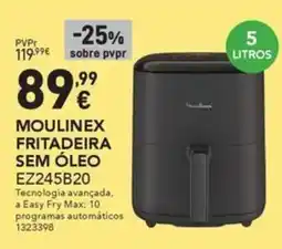 Radio Popular MOULINEX FRITADEIRA SEM ÓLEO EZ245B20 promoção