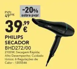Radio Popular PHILIPS SECADOR BHD272/00 promoção