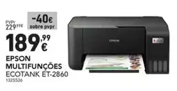 Radio Popular EPSON MULTIFUNÇÕES ECOTANK ET-2860 promoção