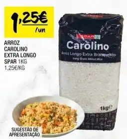 Spar ARROZ CAROLINO EXTRA LONGO SPAR 1KG promoção