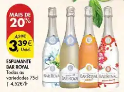 Pingo Doce ESPUMANTE BAR ROYAL Todas as variedades 75cl promoção