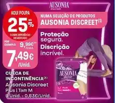 Intermarché Ausonia - cueca de incontinencia promoção