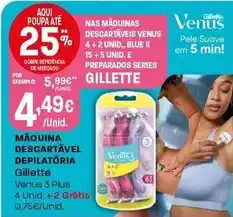Intermarché Gillette - máquina descartável depilatória promoção