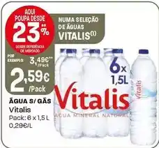 Intermarché Vitalis - água s/ gas promoção