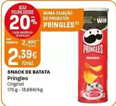 Intermarché Pringles - snack de batata promoção