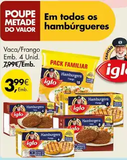 Pingo Doce Em todos os hambúrgueres Emb. 4 unid. promoção