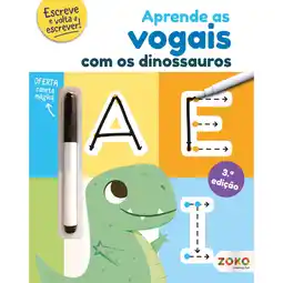 Continente Aprende as Vogais com os Dinossauros promoção