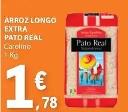 E.Leclerc ARROZ LONGO EXTRA PATO REAL Carolino 1 Kg promoção
