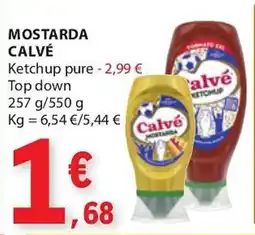 E.Leclerc MOSTARDA CALVÉ promoção