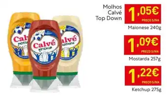 Recheio Molhos Calvé Top Down promoção