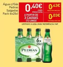 Recheio Água c/Gás Pedras Salgadas promoção