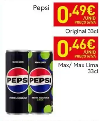 Recheio Pepsi Original promoção
