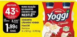 Intermarché Nestlé - iogurte liquido yoggi promoção