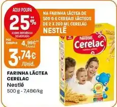 Intermarché Nestlé - farinha lactea cerelac promoção
