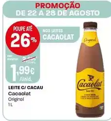Intermarché Cacaolat - leite c/cacau promoção