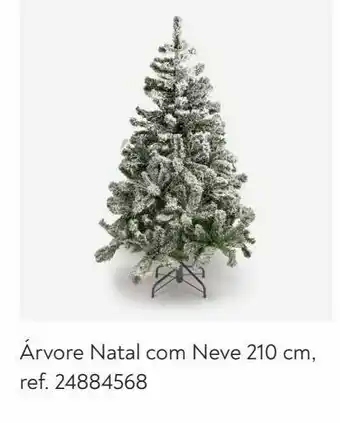 Gato Preto Árvore de natal com neve 210 cm wild christmas promoção