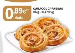 Intermarché Caracol c/passas promoção