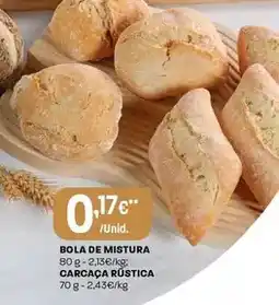 Intermarché Bola de mistura/carcaça rustica promoção