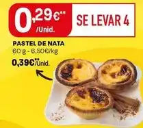 Intermarché Pastel de nata promoção