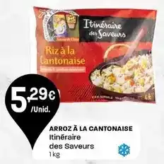 Intermarché Itineraire des saveurs - arroz à la cantonaise promoção