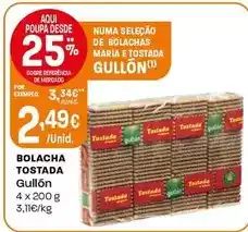 Intermarché Gullon - bolacha tostada promoção